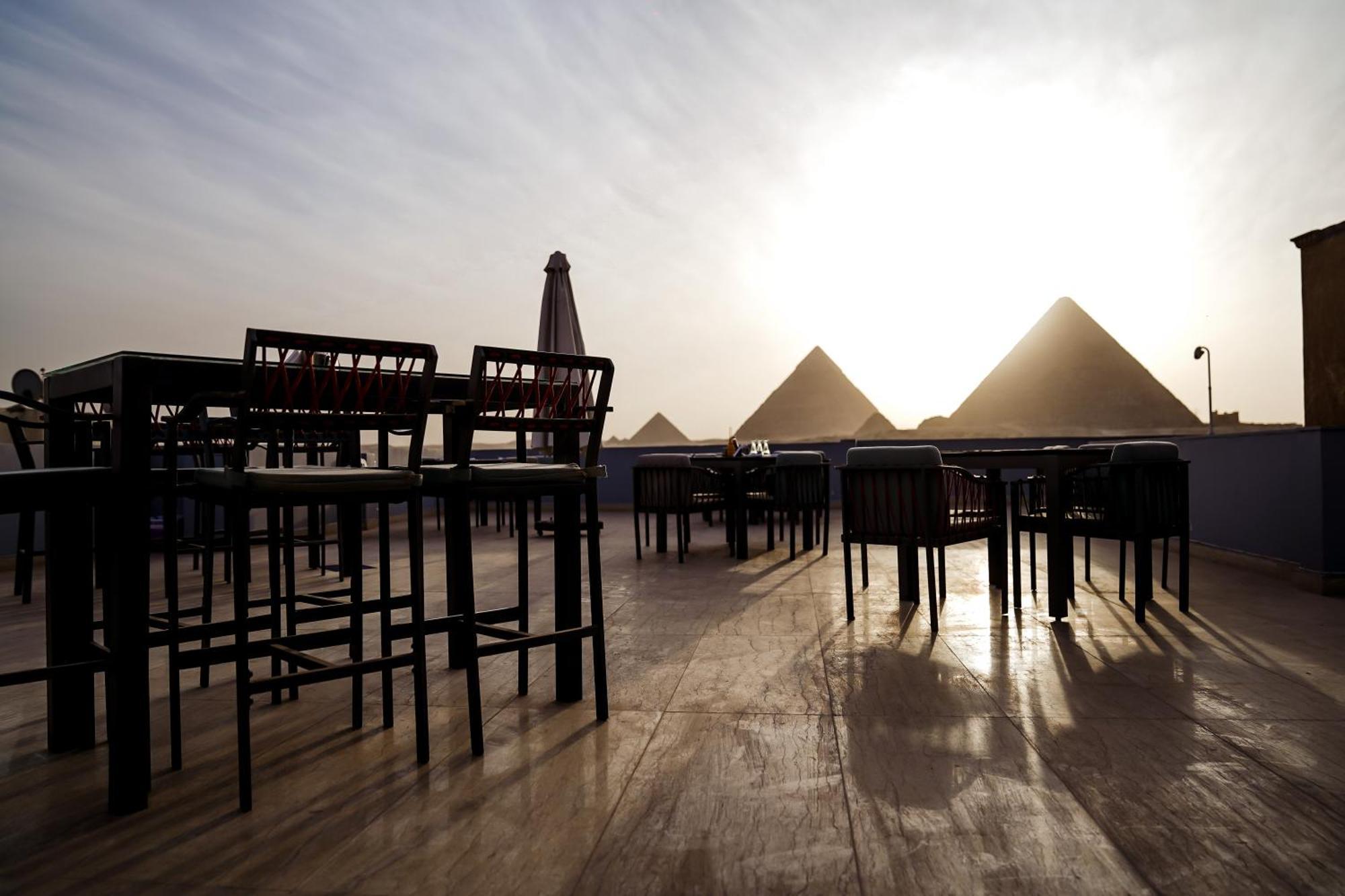 Pyramids Hotel Kafret el-Gabal Eksteriør billede